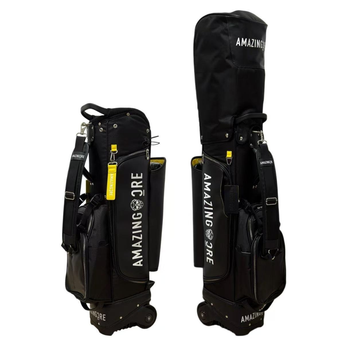 Golf Scorecard Holder - AmazingKri Golfbag Standbag Caddybag Ballbag Golf-Rollentasche