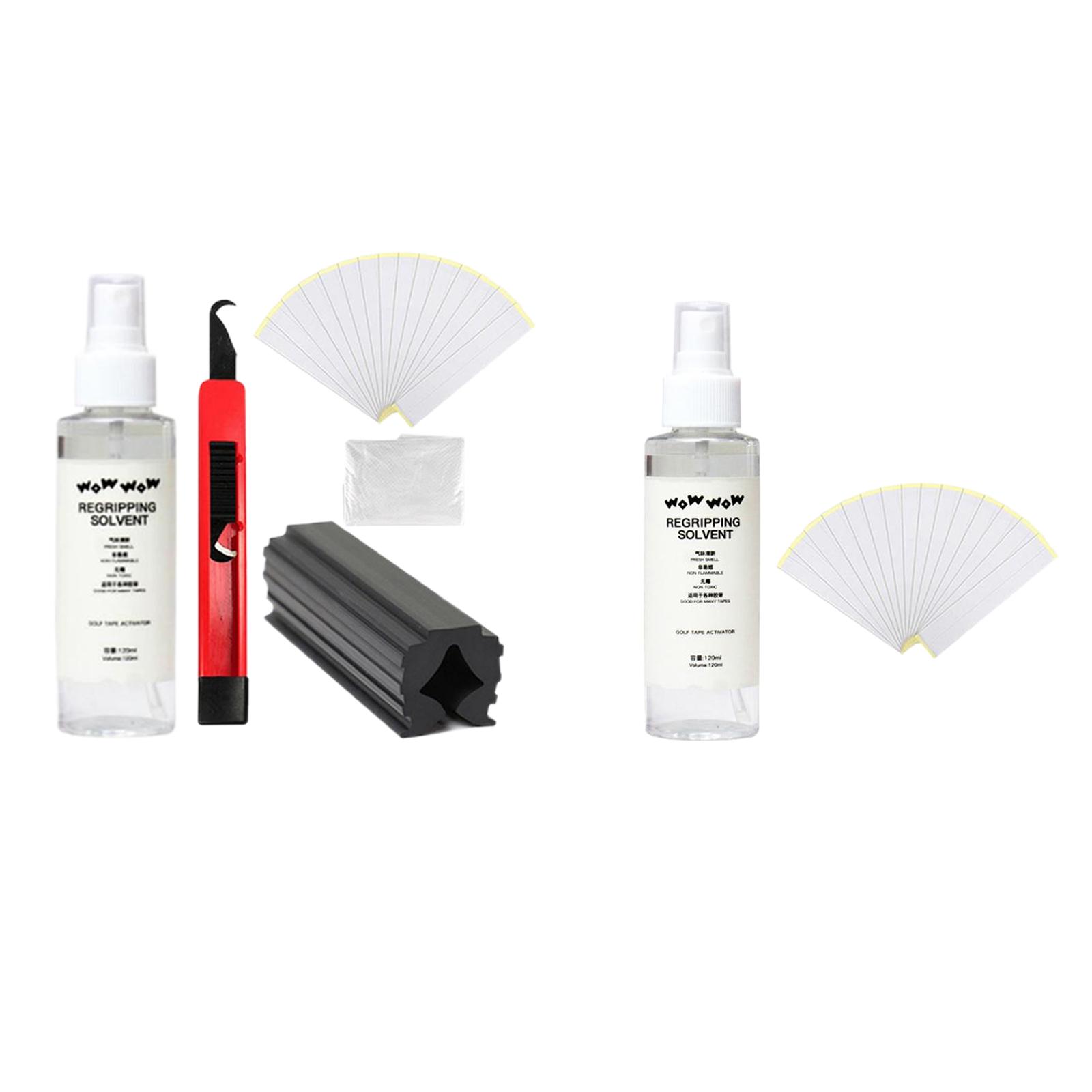 Grip Regrip Tape - Golfschläger-Griff-Set, 15-Band-Streifen, Griff, Lösungsmittel, professionelle Qualität,