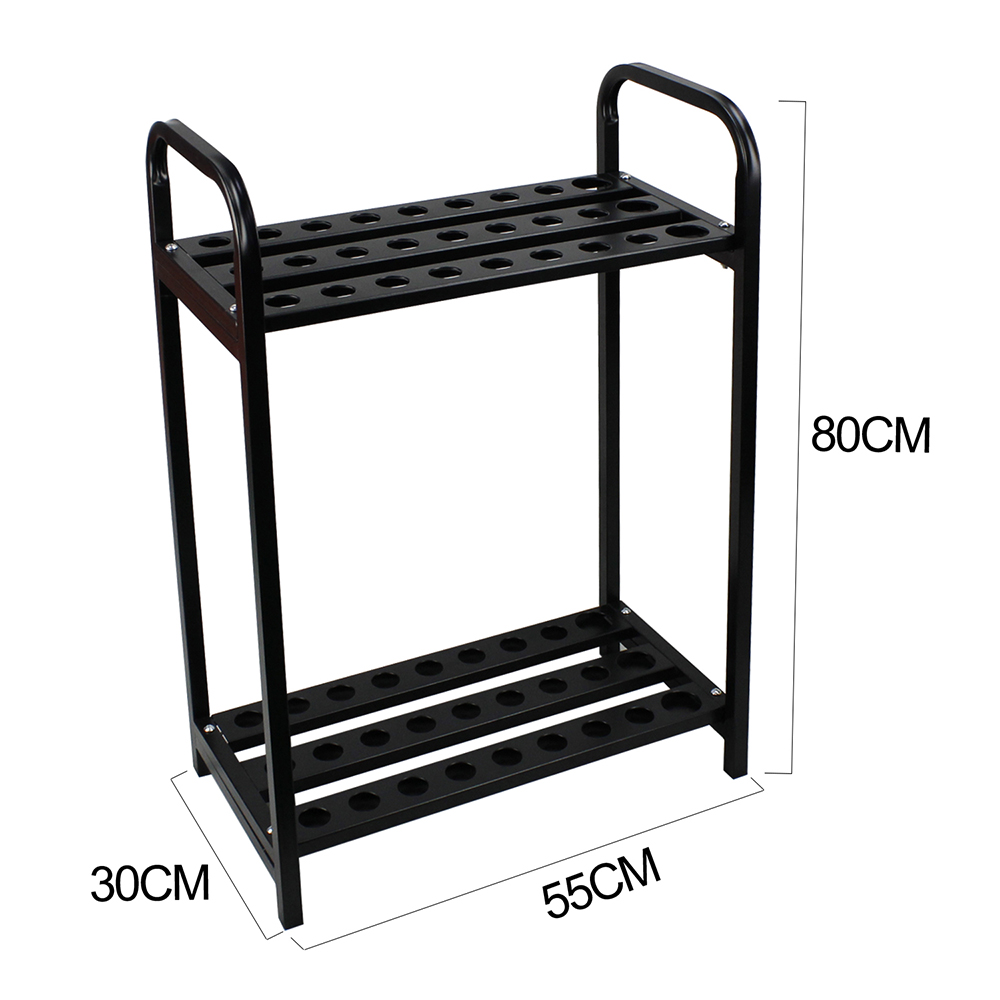 Golf Scorecard Holder - Golfschläger-Display-Rack, Organizer, Ständer, 27 Fächer, Metallregalhalter,