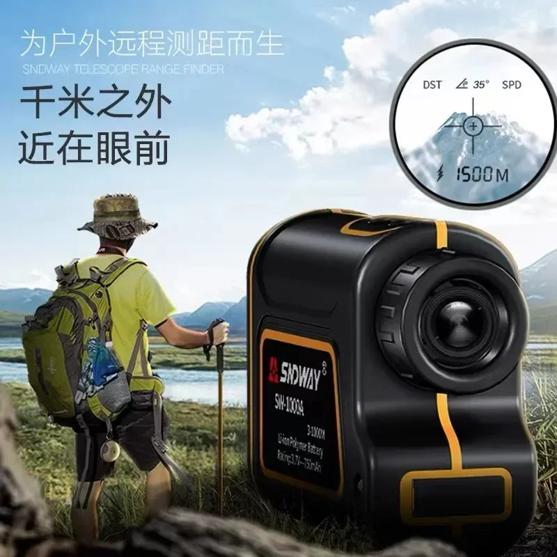 Rangefinder Laser Golf - Premium Stabiler SNDWAY Entfernungsmesser-Teleskop 600M 1000M
