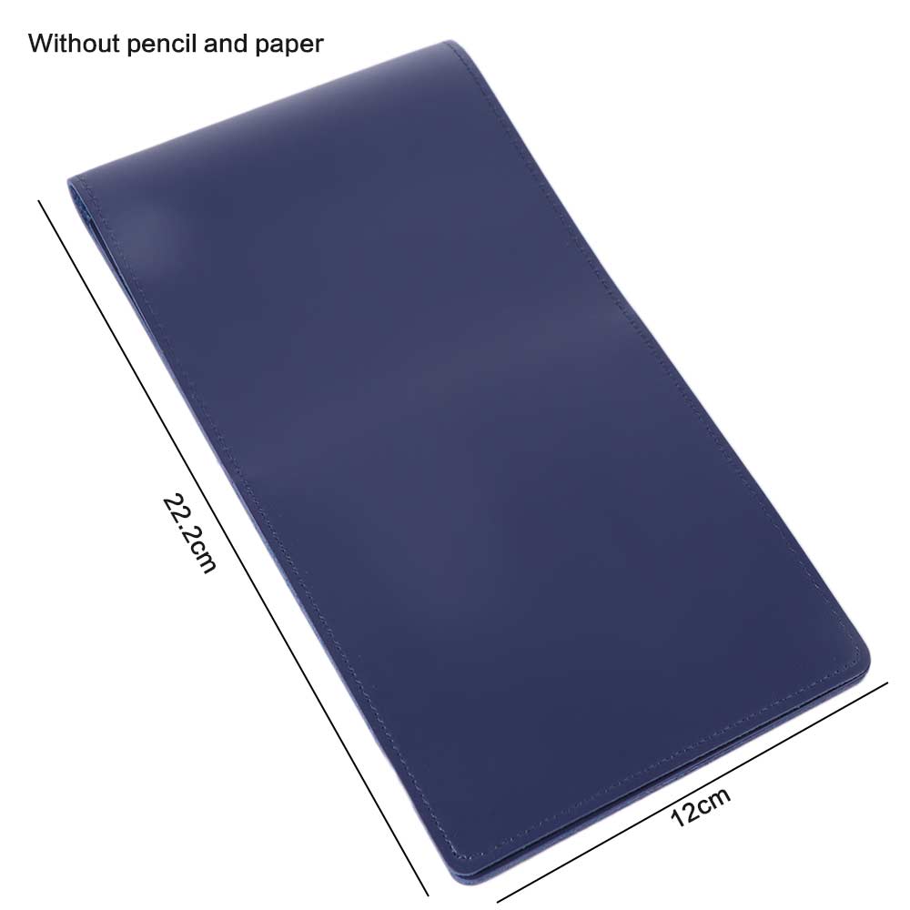 Golf Scorecard Holder - PU-Leder Golf-Scorebuch, Yardage-Buch, Schwarz-Braun, Golf-Scorekartenhalter, Kompaktes