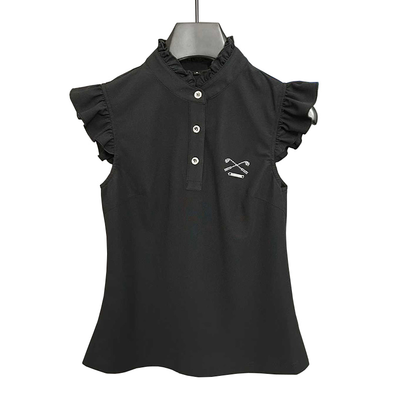 Golf Scorecard Holder - Ärmelloses Damen-T-Shirt, Sommer, neue Mode, vielseitig,