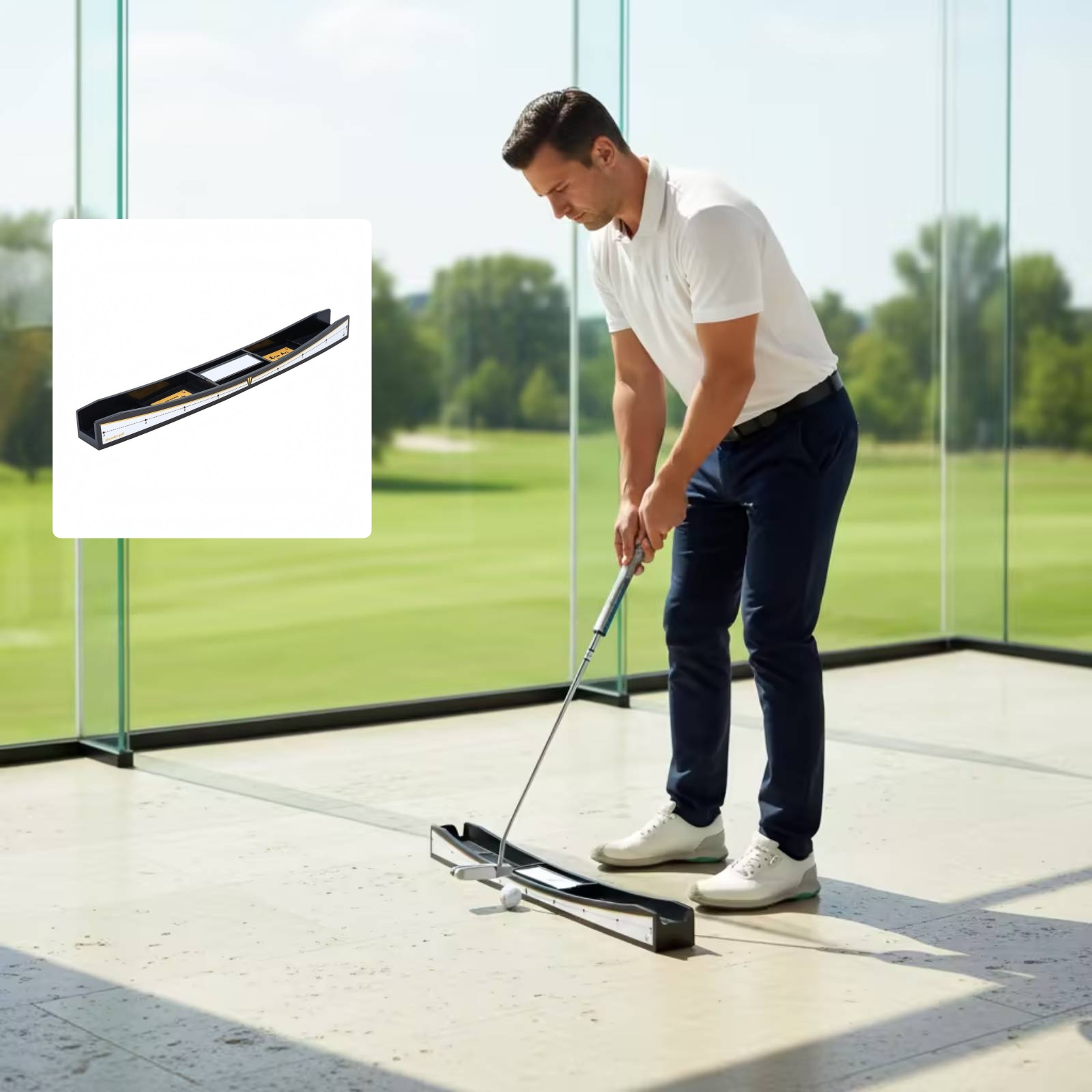 Putting-Übungshilfe: Flaches G – Golf Equipment To Practice At Home Bewertung und Preis