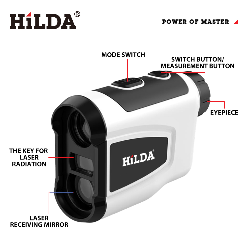 HILDA 800M Golf-Laserentfernun – Rangefinder Laser Golf Bewertung und Preis