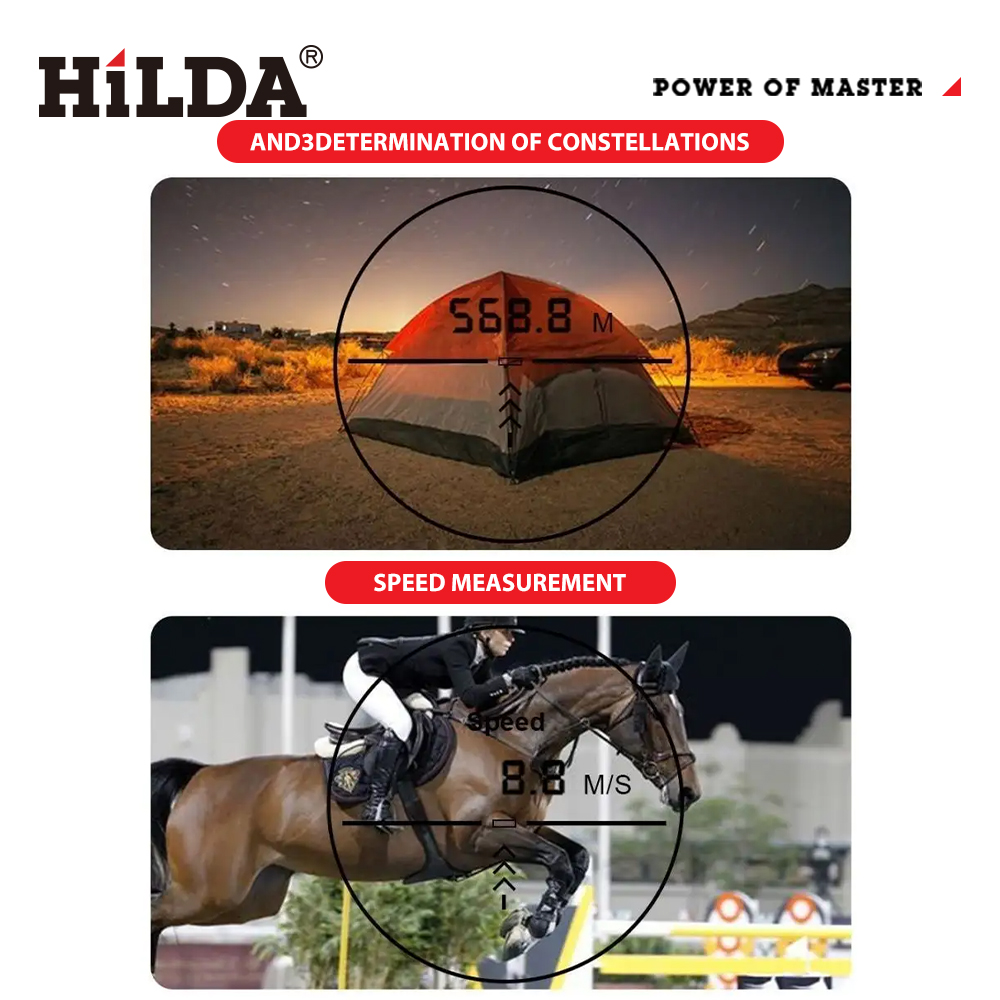 HILDA 800M Golf-Laserentfernun – Rangefinder Laser Golf Bewertung und Preis